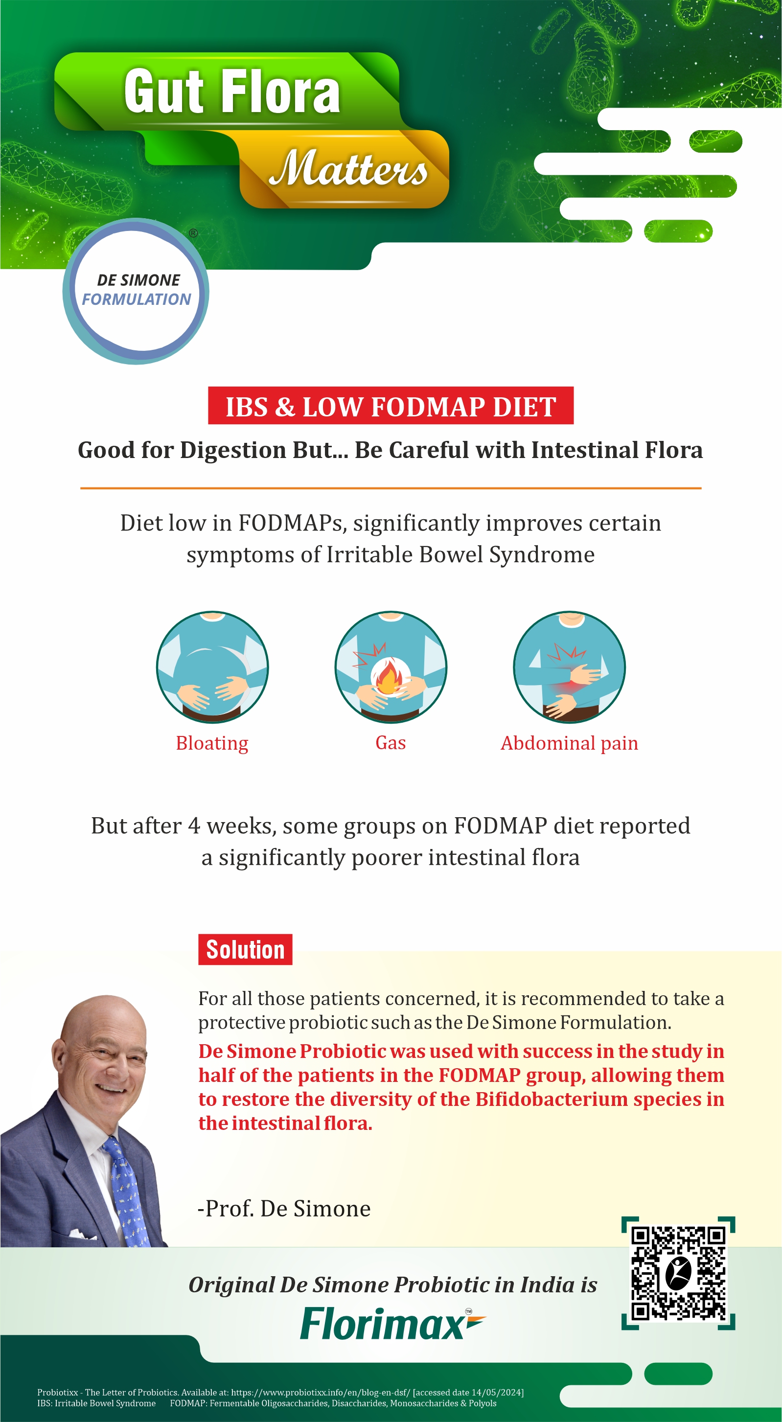 Low FODMAP diet improves symptoms of IBS
