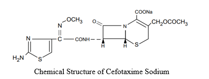 C-Tax Injection 7.0 Chemical Structure of Cefotaxime Sodium