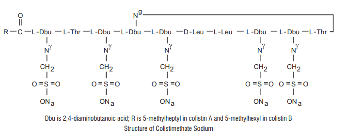 colistimethate sodium structure