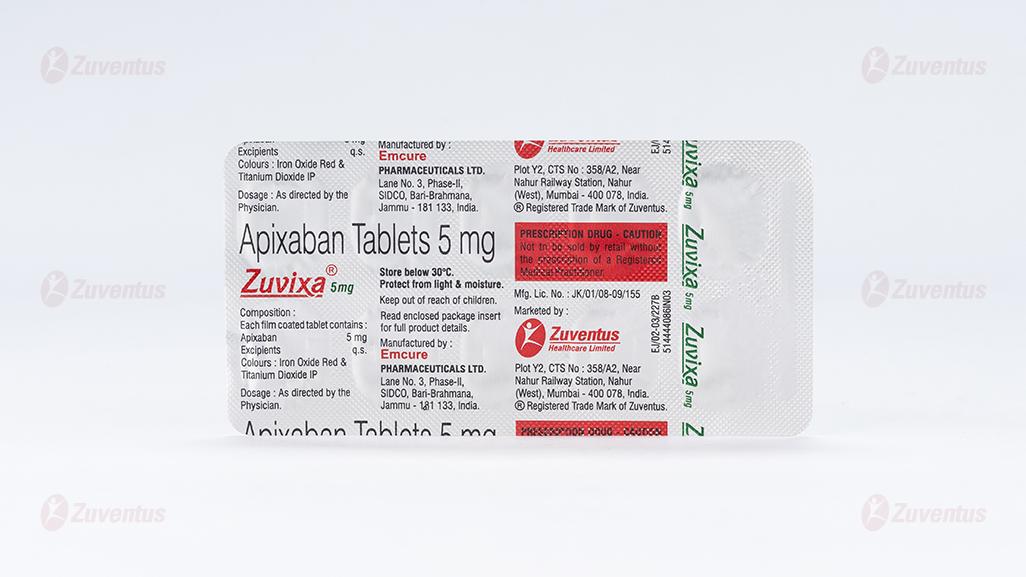 Zuvixa 2.5mg & 5mg Tablets 