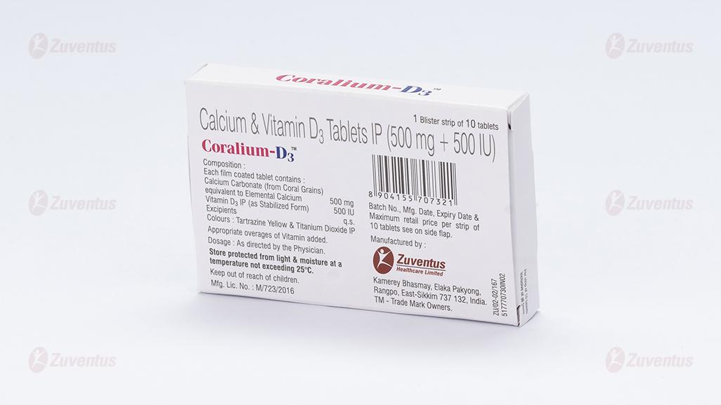 Coralium-D3 tablets 3