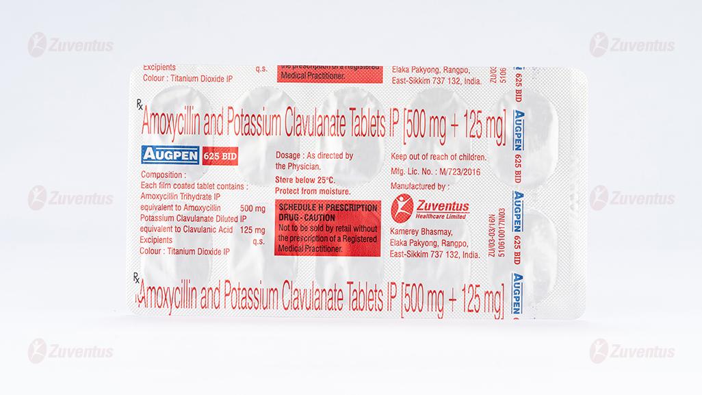Augpen 625 BID Tablet- 5