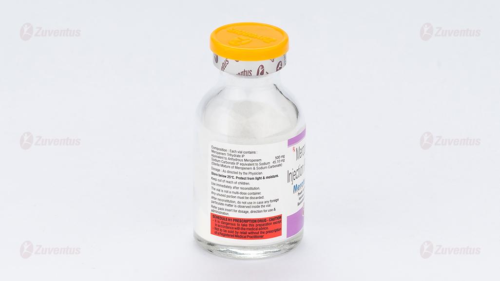 Merotec 500 mg Injection- 6